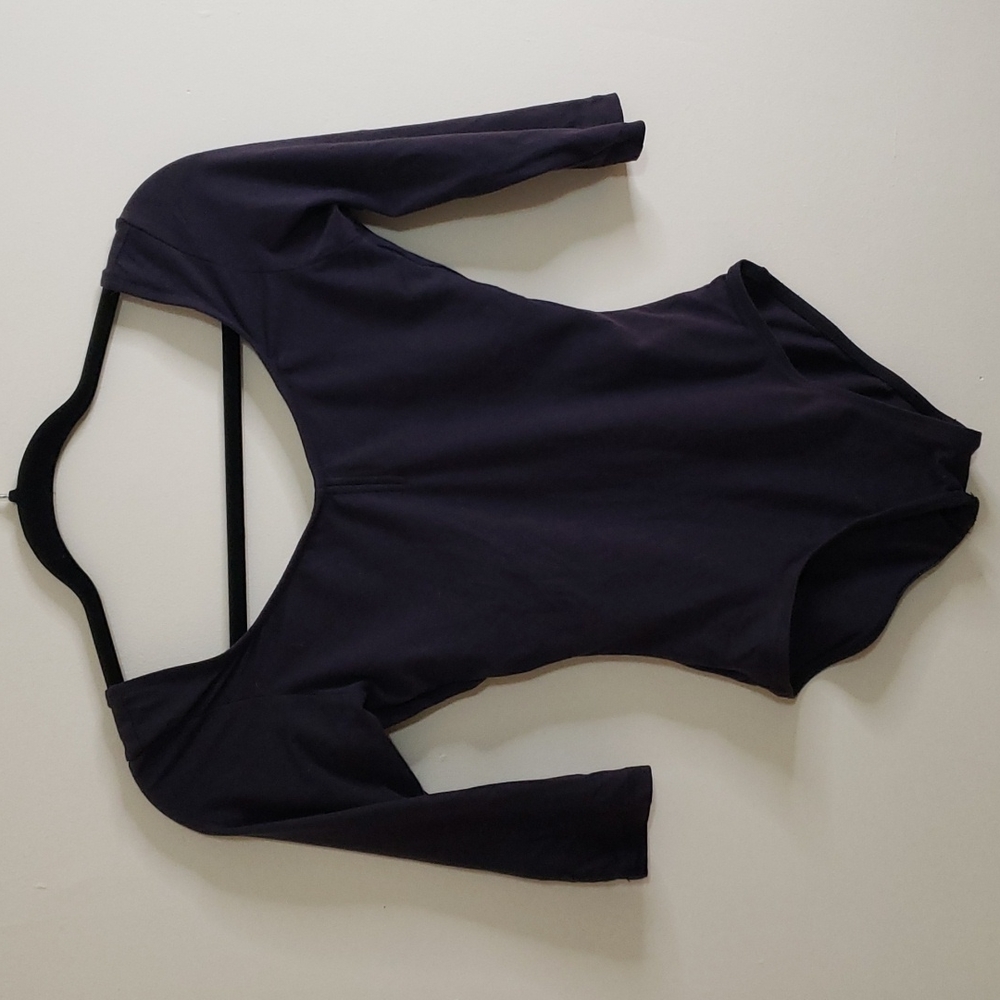 Natalie Dancewear leotard, size medium, soft black